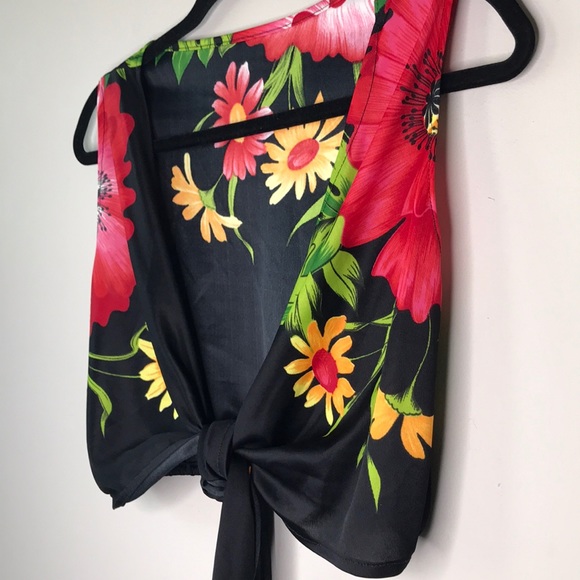 Custom Made Wrap Cropped Tank Top - Picture 7 of 14